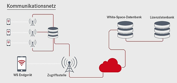 Das Kommunikationsnetzwerk für WhiteSpace Datenbank Lösungen
