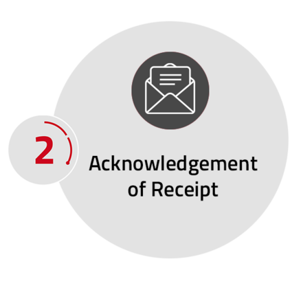 Acknowledgement of Receipt