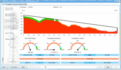 Conception automatique de liaisons pour une planification réseau efficace GIF illustrant la conception automatique de chaînes de liaisons avec indicateurs de performance, traitement multithread et analyse en temps réel.
