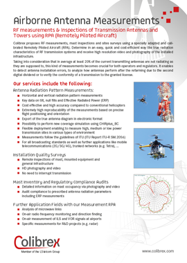 Colibrex: Airborne Antenna Measurements