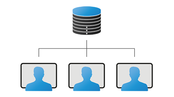 Base de datos multiusuario para todos los datos técnicos